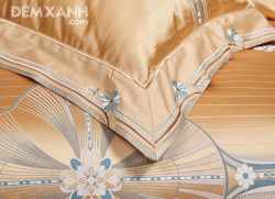 Bộ chăn ga gối Singapore Đế Vương 8-10 món DV1012#1