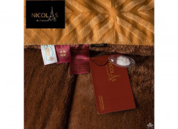 Chăn lông cừu Pháp Nicolas vàng phú quý NCL2017#7