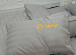 Chăn ga gối khách sạn Olympia cotton lụa 7 món OCL7M02#8