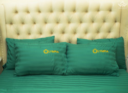 Chăn ga gối khách sạn Olympia cotton lụa 7 món OCL7M06#5