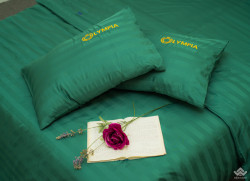 Chăn ga gối khách sạn Olympia cotton lụa 7 món OCL7M06#3