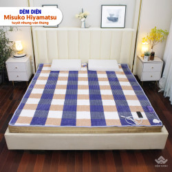 Đệm điện Misuko Hiyamatsu tuyết nhung vân thừng#6