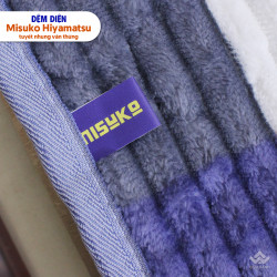 Đệm điện Misuko Hiyamatsu tuyết nhung vân thừng#4