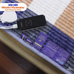 Đệm điện Misuko Hiyamatsu tuyết nhung vân thừng#3