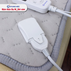 Đệm điện Hàn Quốc Kyung Hee dạ nỉ màu ghi#1
