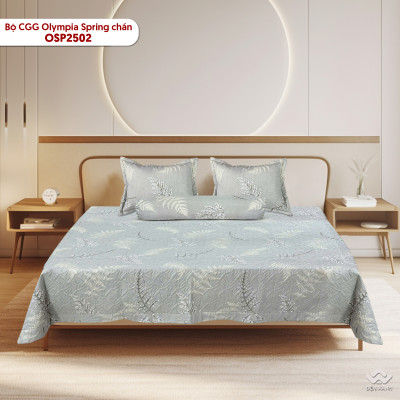 Bộ chăn ga gối Olympia Spring chần OSP2502