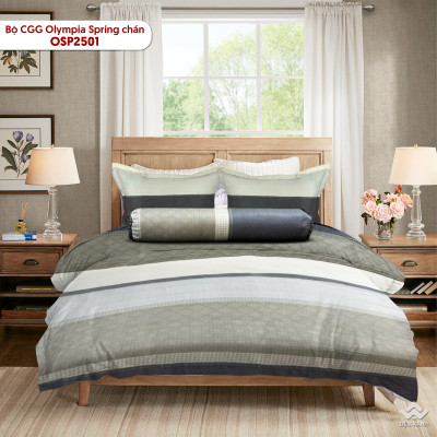 Bộ chăn ga gối Olympia Spring chần OSP2501