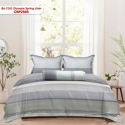 Bộ chăn ga gối Olympia Spring chần OSP2505
