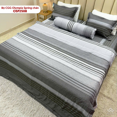 Bộ chăn ga gối Olympia Spring chần OSP2508